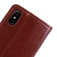 Чохол Idewei для Doogee X55 книжка шкіра PU з візитницею коричневий - зображення 6
