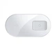 Беспроводная зарядка Qi BASEUS Simple 2in1 Wireless Charger Pro Edition For Phones + Pod 15W White (WXJK-C02) - изображение 5