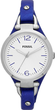 Женские часы Fossil ES3318 Синий / белый циферблат - изображение 1