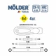 Отвертка со сменными насадками Molder Cr-V 6 в 1 (MT32316) - изображение 3