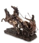 Статуэтка настольная Veronese Ахиллес на колеснице 33х26х15 см 1903908 бронзовое напыление - изображение 4