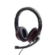 Гарнітура Gembird Black/Red (MHS-03-BKRD) - зображення 1