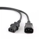 Кабель силовий Cablexpert PC-189-VDE-3M (С13-С14), VDE, чорний, 3м - изображение 1
