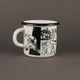Кружка эмалированная Enamel mug с принтом Marvel белая 400 мл - изображение 3