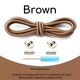 Круглі еластичні шнурки для взуття FASTLACES T8-2 Brown - зображення 1