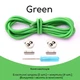 Эластичные круглые шнурки для обуви FASTLACES T8-2 Green - изображение 1