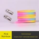 Эластичные плоские шнурки для обуви FASTLACES T99-3 Pink Rainbow - изображение 1