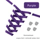 Эластичные плоские шнурки для обуви FASTLACES T14-1Х Purple - изображение 1