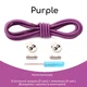 Эластичные круглые шнурки для обуви FASTLACES T8-2 Purple - изображение 1