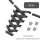 Эластичные плоские шнурки для обуви FASTLACES T14-1Х Grey - изображение 1