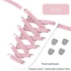 Еластичні плоскі шнурки FASTLACES T14-1Х Pink - зображення 1
