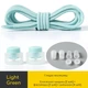 Эластичные круглые шнурки для обуви FASTLACES T1-8A Light Green - изображение 1