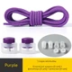Эластичные круглые шнурки для обуви FASTLACES T1-8A Purple - изображение 1