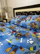Постельное белье хлопковое Патруль щенячий Полуторное 150 x 220 Бязь Синее 50 х 70 - изображение 8