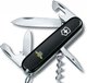 Складаний швейцарський ніж Victorinox SPARTAN ARMY (Vx13603.3_T1010u ) 12 функцій 91 мм чорний емблема Герб України з синьо-жовтою стрічкою - зображення 1