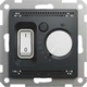 Термостат теплого пола Schneider Electric 16A Sedna Design Черный (SDD114507) - изображение 1