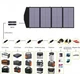 Солнечная панель Allpowers 140W выход MC4, type-C 60W, USB для зарядных станций Bluetti, Ecoflow, Allpowers - изображение 4
