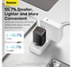 Сетевое зарядное устройство Baseus 65W Quick Charge GaN2 Pro QC4.0+PD3.0 1USB+2Type-C 5A + кабель Baseus Type-C to Type-C 100W 20V/5A 1м Black - изображение 11