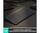 Клавіатура бездротова Logitech MX Keys Mini For Business Pale Gray (920-010609) - изображение 4