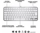 Клавіатура бездротова Logitech MX Keys Mini For Business Pale Gray (920-010609) - изображение 6