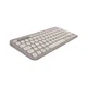 Клавіатура бездротова Logitech K380 Multi-Device Bluetooth Sand (920-011165) - изображение 2