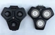 Бритовний блок Universal для Philips SH71 Shaver series 7000, 5000 сітка/ніж у зборі головка філіпс сітка Чорна - зображення 1