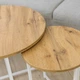 Стол журнальный Модерн S Adore Decor Белый/Дуб (металл/ламинированная ДСП) (MOwS-dD) - изображение 3