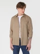 Рубашка хлопковая мужская Colin's CL1062133BEI L Beige (8683197509178) - изображение 5