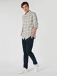Рубашка мужская Colin's CL1063186OFW L Off White (8683197580498) - изображение 3