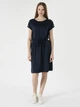 Платье-футболка миди летнее женское Colin's CL1062596NAV M Navy (8683197602534) - изображение 4