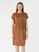 Платье-футболка миди летнее женское Colin's CL1063234COR M Cinnamon (8683197654274) - изображение 1