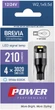 Лампа светодиодная Brevia Power W16W 210Lm 4x3020SMD 12/24V CANbus 2 шт (10133X2) - изображение 1