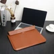 Чохол-конверт для MacBook 13.3" Case Fashion Leather Brown - зображення 3