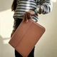Чохол-конверт для MacBook 13.3" Case Fashion Leather Brown - зображення 4