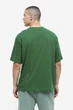 Футболка H&M Relaxed Fit M зеленый 1003662033 - изображение 3