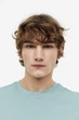 Футболка H&M Essentials №7 Regular Fit XS светло бирюзовый 0685816170 - изображение 4