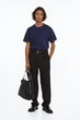 Футболка H&M Regular Fit XL темно синій 0685816185 - изображение 4