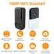 Видеокамера домофон видеоглазок беспроводная Wi Fi с приложением SMART DOORBELL №1611 - изображение 6