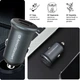 Зарядное устройство Armorstandart Car USB Type-C PD20W + USB QC 3.0 Grey (ARM65439) - изображение 3