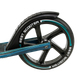 Самокат двухколесный с большими колесами и ручным тормозом Best Scooter Черный с голубым - изображение 5