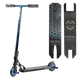 Самокат трюковый двухколесный с алюминиевыми пегами Best Scooter Portal Черный с синим - изображение 1