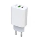 Сетевое зарядное устройство (адаптер) XO L85A PD_20W / QC3.0_3A white - изображение 1
