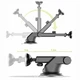 Автомобильный магнитный держатель Baseus для смартфона Solid Series Telescopic Magnetic Silver (SULX-0S) - изображение 9
