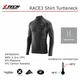 Мужской лонгслив (термокофта) X TECH Maglia Race 3 Munica Lunga lupetto Nero XXXL черный - изображение 3
