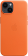 Etui Apple MagSafe Leather Case do Apple iPhone 14 Orange (MPP83) - obraz 5