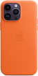 Etui Apple MagSafe Leather Case do Apple iPhone 14 Pro Max Orange (MPPR3) - obraz 1