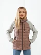 Куртка sport style ветровка с трикотажными рукавами от Khan kh1011, кофе 50 - изображение 1