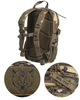 Рюкзак дитячий тактичний Mil-Tec з карабіном 14 л Мультикам US ASSAULT PACK KIDS 14 WOODLAND (14001120-14) - зображення 2