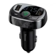 FM-трансмиттер Baseus S-09A Bluetooth 4.2 для авто, Hands Free, 2xUSB - изображение 1