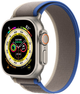 Smartwatch Apple Watch Ultra GPS + Cellular 49mm Titanium Case with Blue/Gray Trail Loop - S/M (MNHL3) - obraz 2